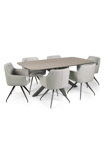 Noah Ivory Fabric Dining Chair