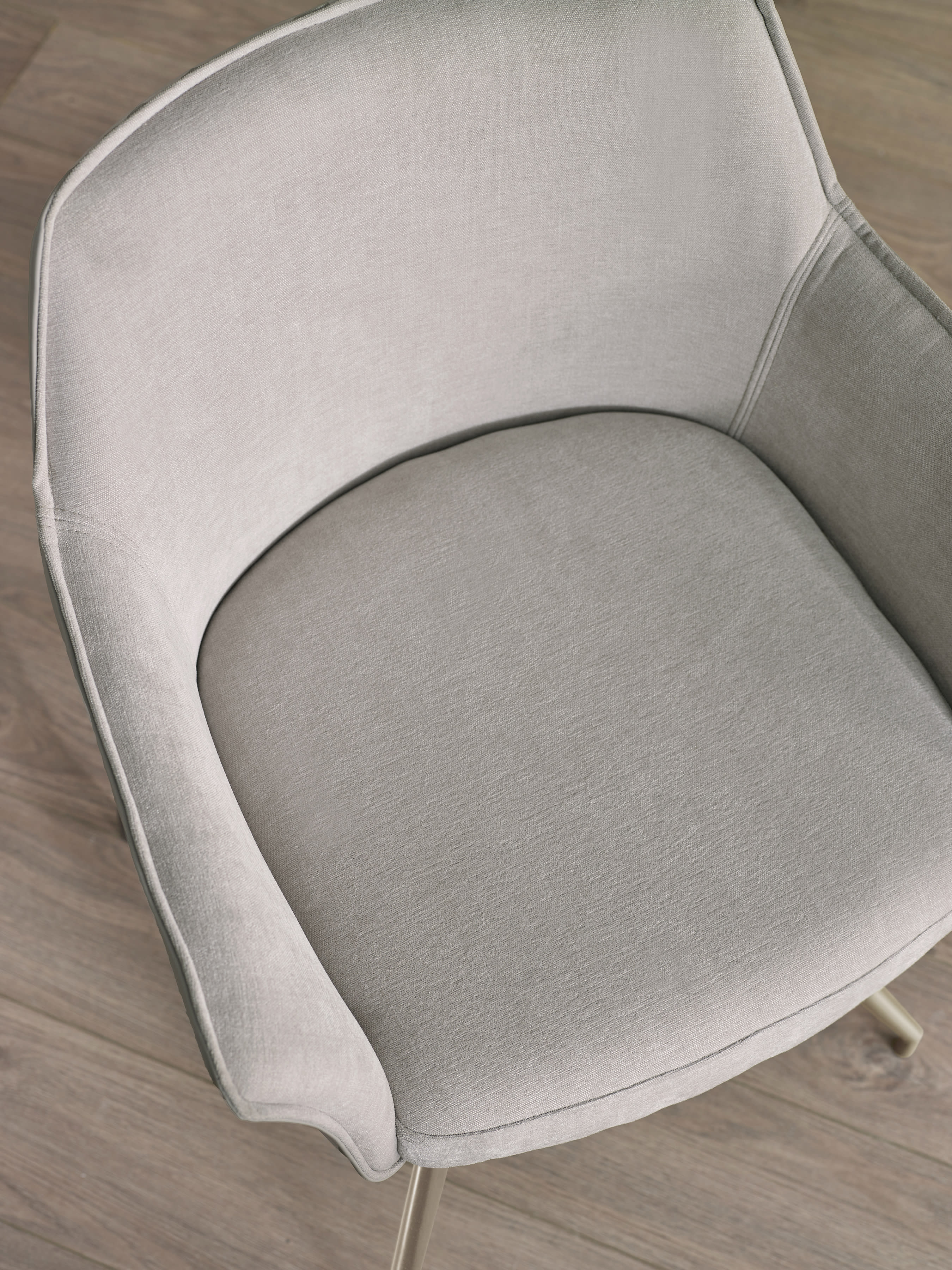 Noah Ivory Fabric Dining Chair
