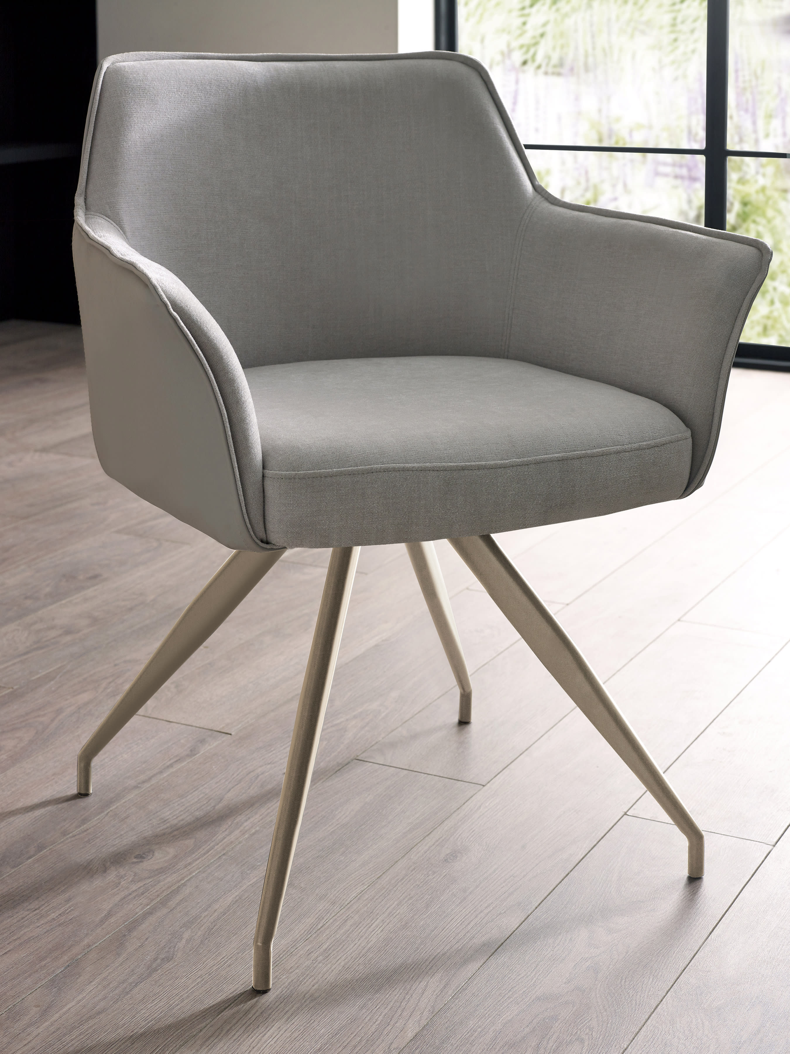 Noah Ivory Fabric Dining Chair