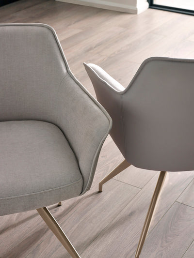 Noah Ivory Fabric Dining Chair