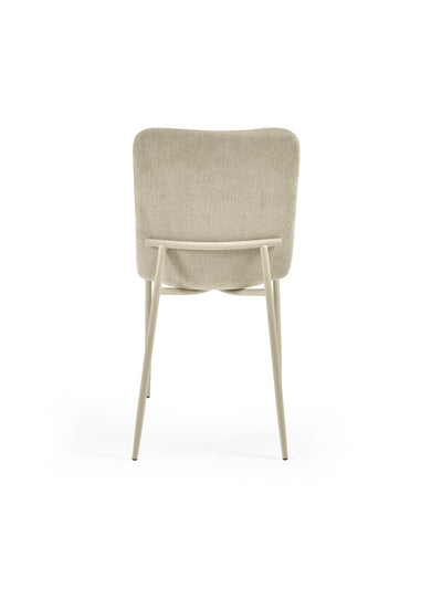 Nora Upholstered Dining Chair (Set of 4) – Cream Chenille