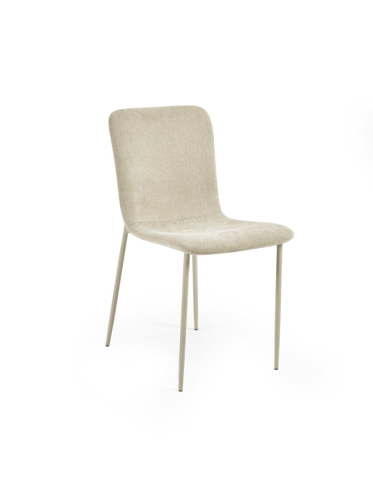 Nora Upholstered Dining Chair (Set of 4) – Cream Chenille