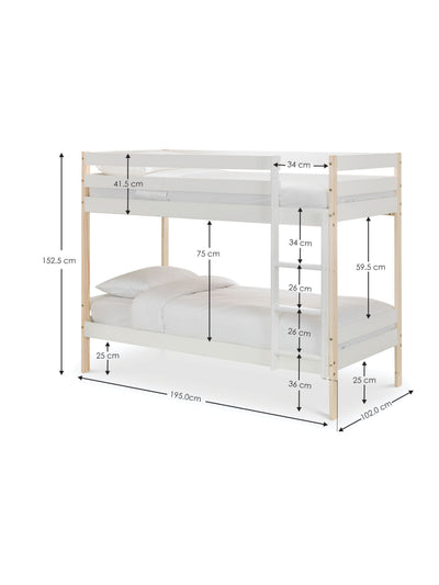 Nova Bunk Bed - Two Tone