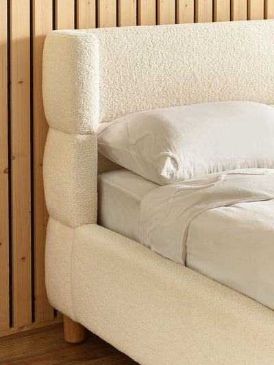 Oberon Boucle Bed Frame – Julian Bowen, view 12