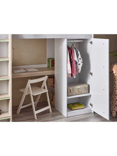 Ocean Highsleeper Pale Wood & White