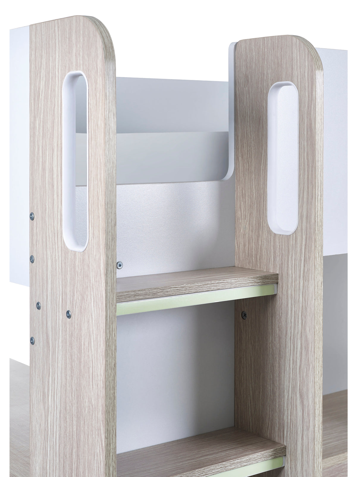 Ocean Highsleeper Pale Wood & White