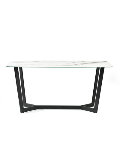 Olympus dining table in white marble effect, photo 3