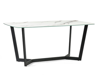 Olympus Dining Table - White Marble – Julian Bowen