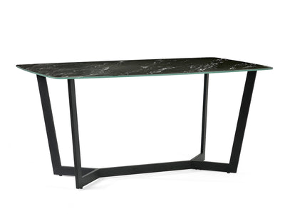 Olympus Dining Table - Black Marble – Julian Bowen
