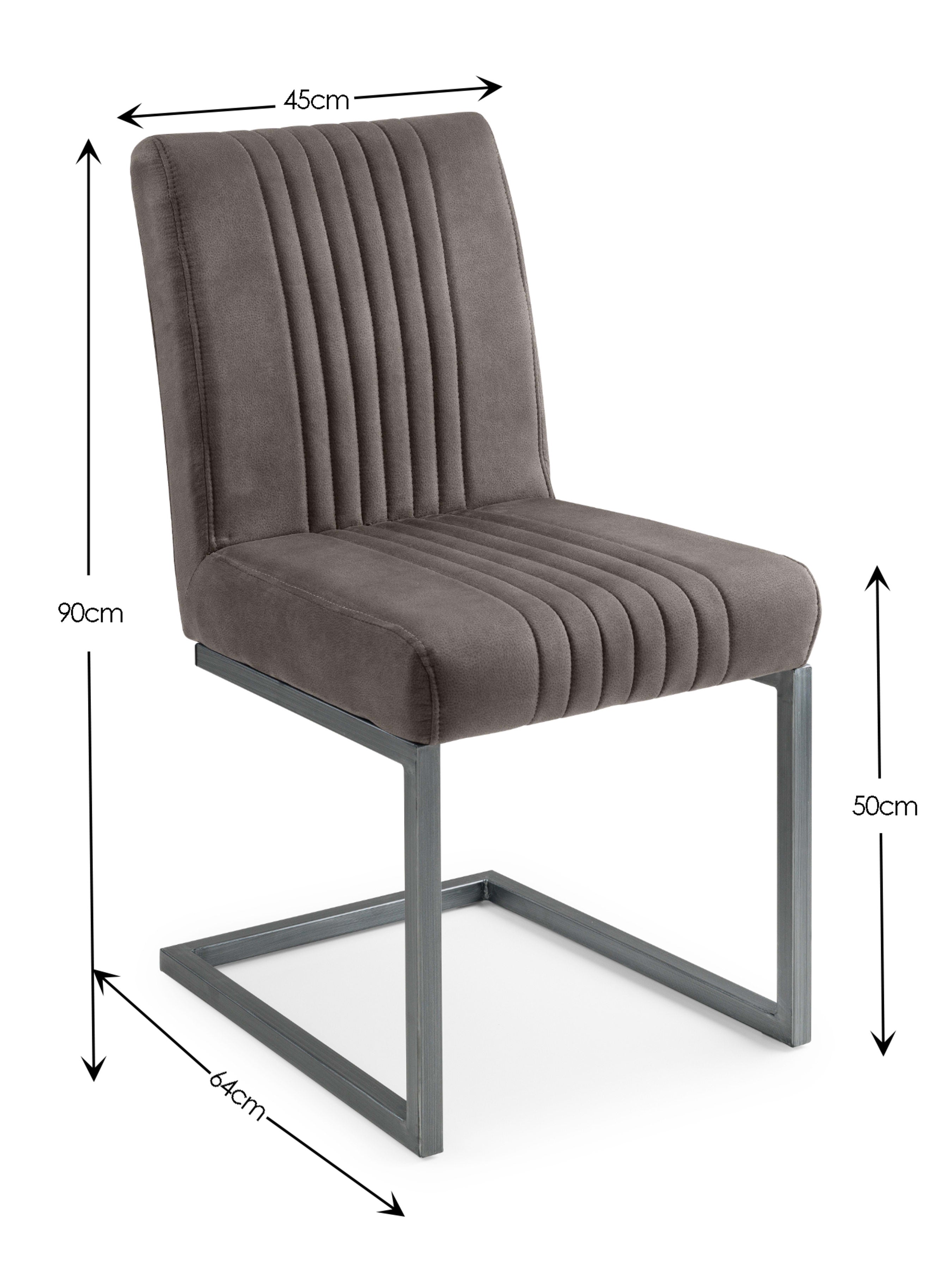 Olympus White Marble Effect Table and 6 Charcoal Brooklyn Chairs – White Marble Effect & Black