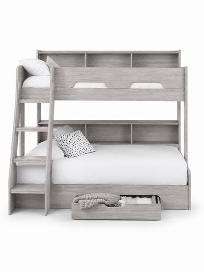 Orion Triple Sleeper Bunk Bed – Grey Oak Effect