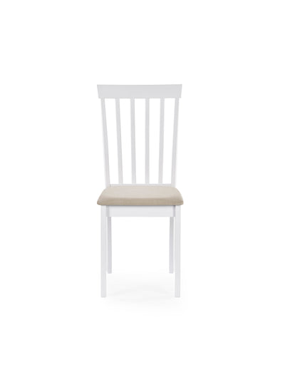 Orwell White Round Table with 4 Chairs Dining Set