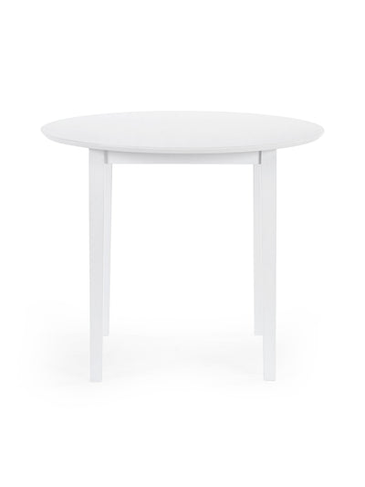 Orwell White Round Table with 4 Chairs Dining Set