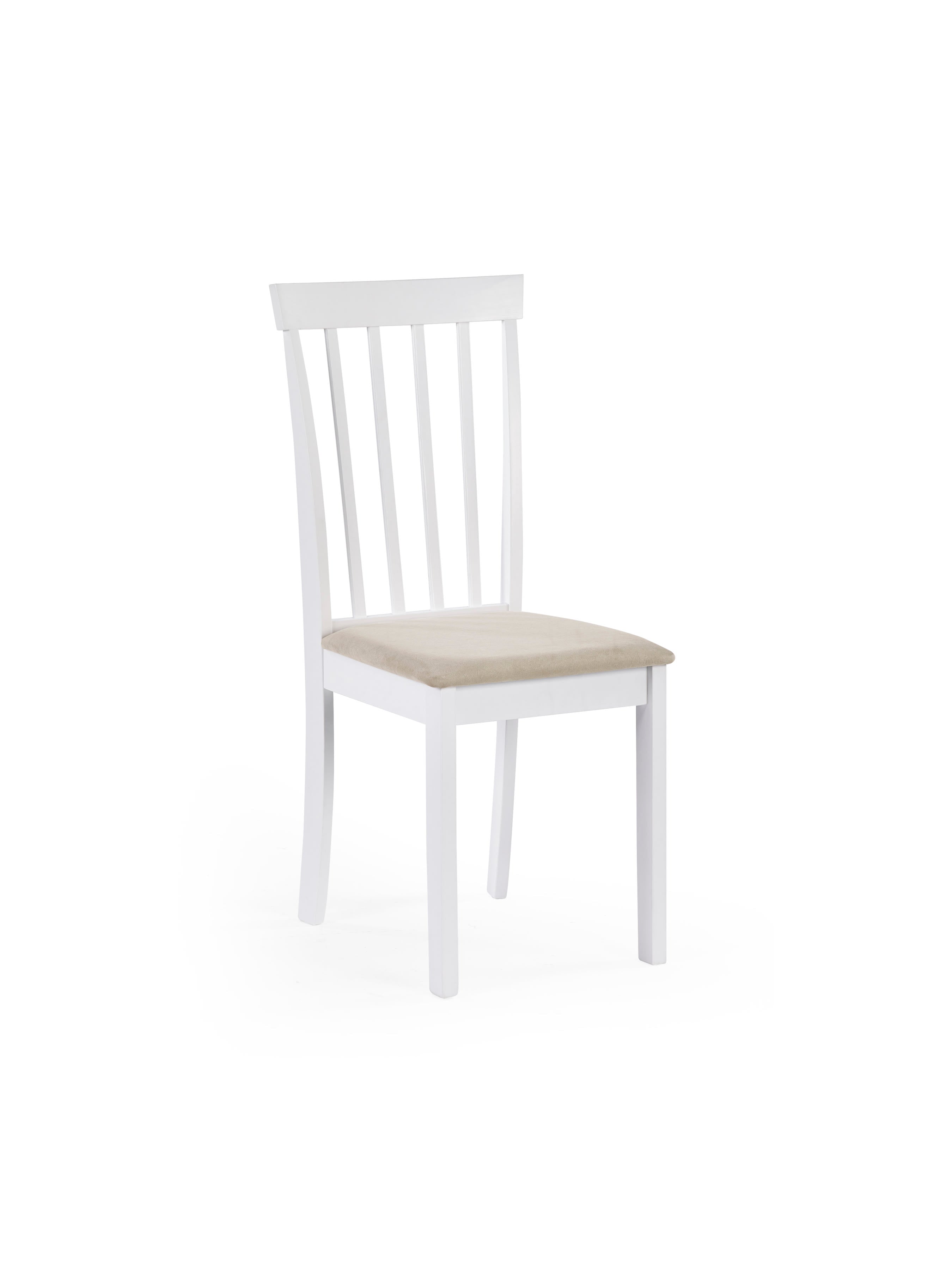 Orwell White Round Table with 4 Chairs Dining Set
