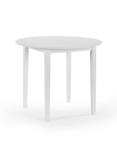 Orwell White Round Table with 4 Chairs Dining Set