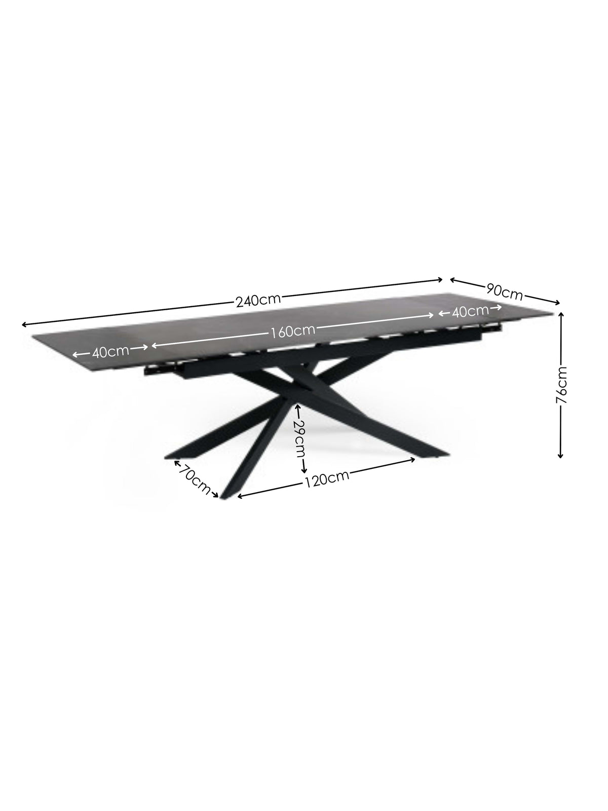 Osaka Extending Dining Table