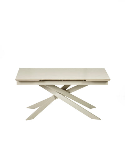 Osaka Stone Effect 160-200cm Rectangular Extending 6-8 Seater Dining Table – Natural Stone Effect