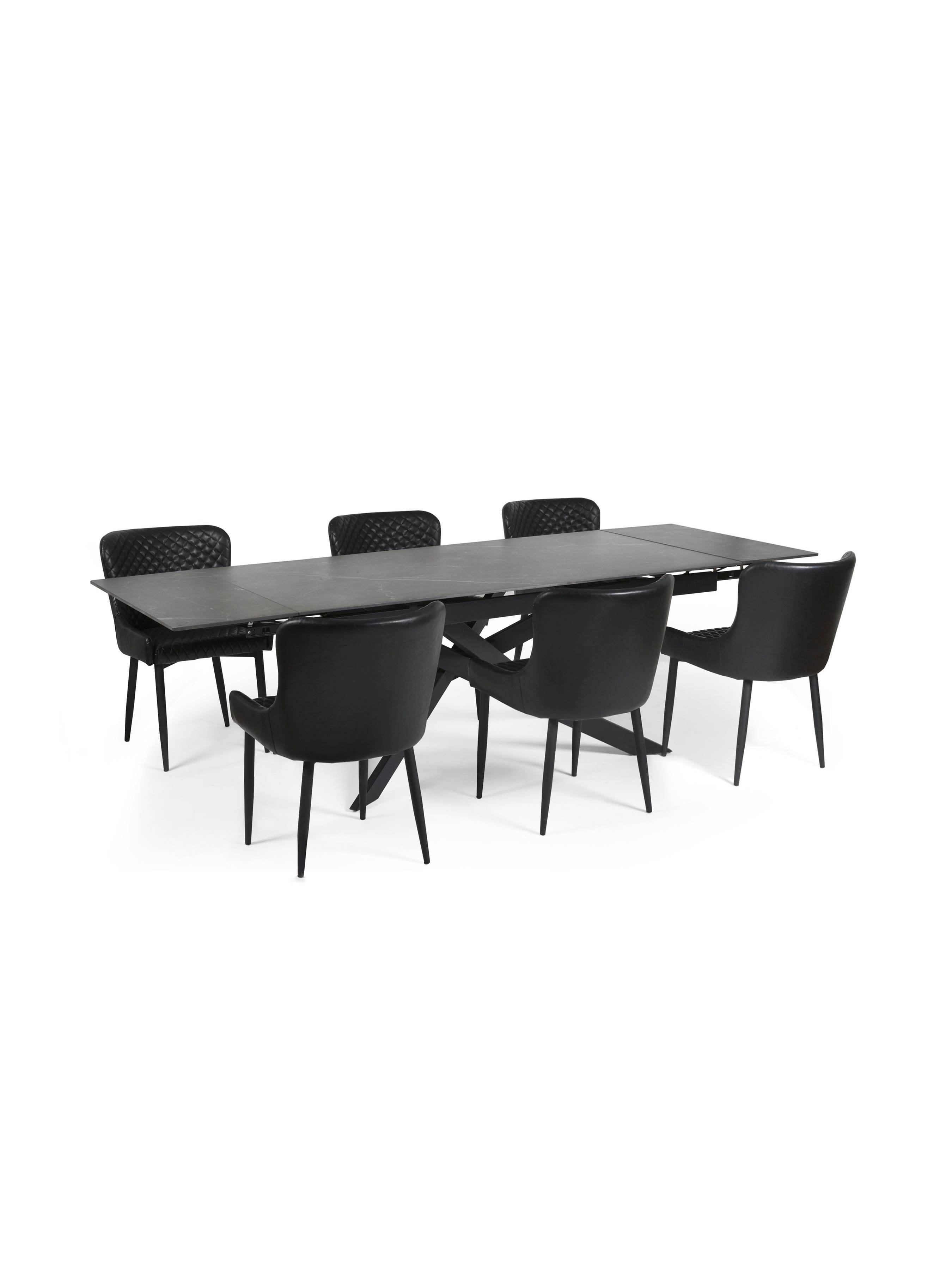 Osaka Dining Set – Dark Slate