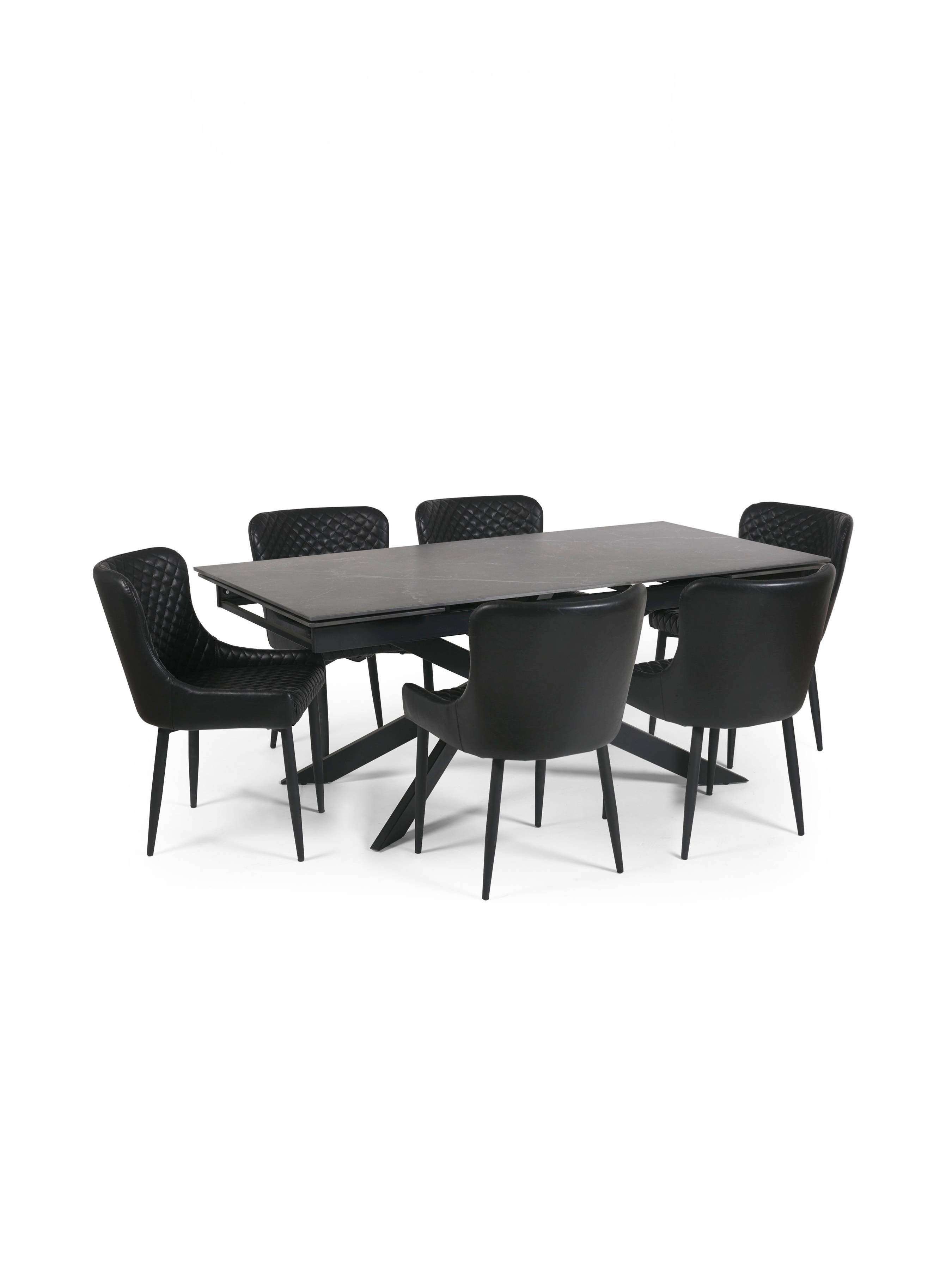 Osaka Dining Set – Dark Slate