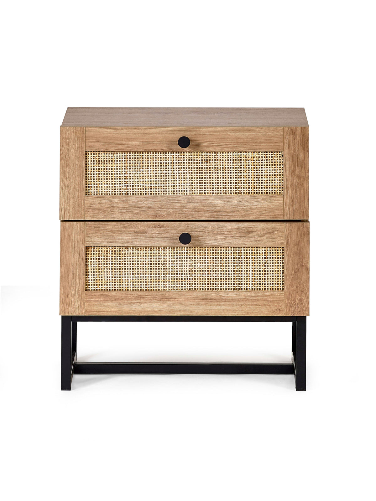 Padstow 2 Drawer Bedside - Oak