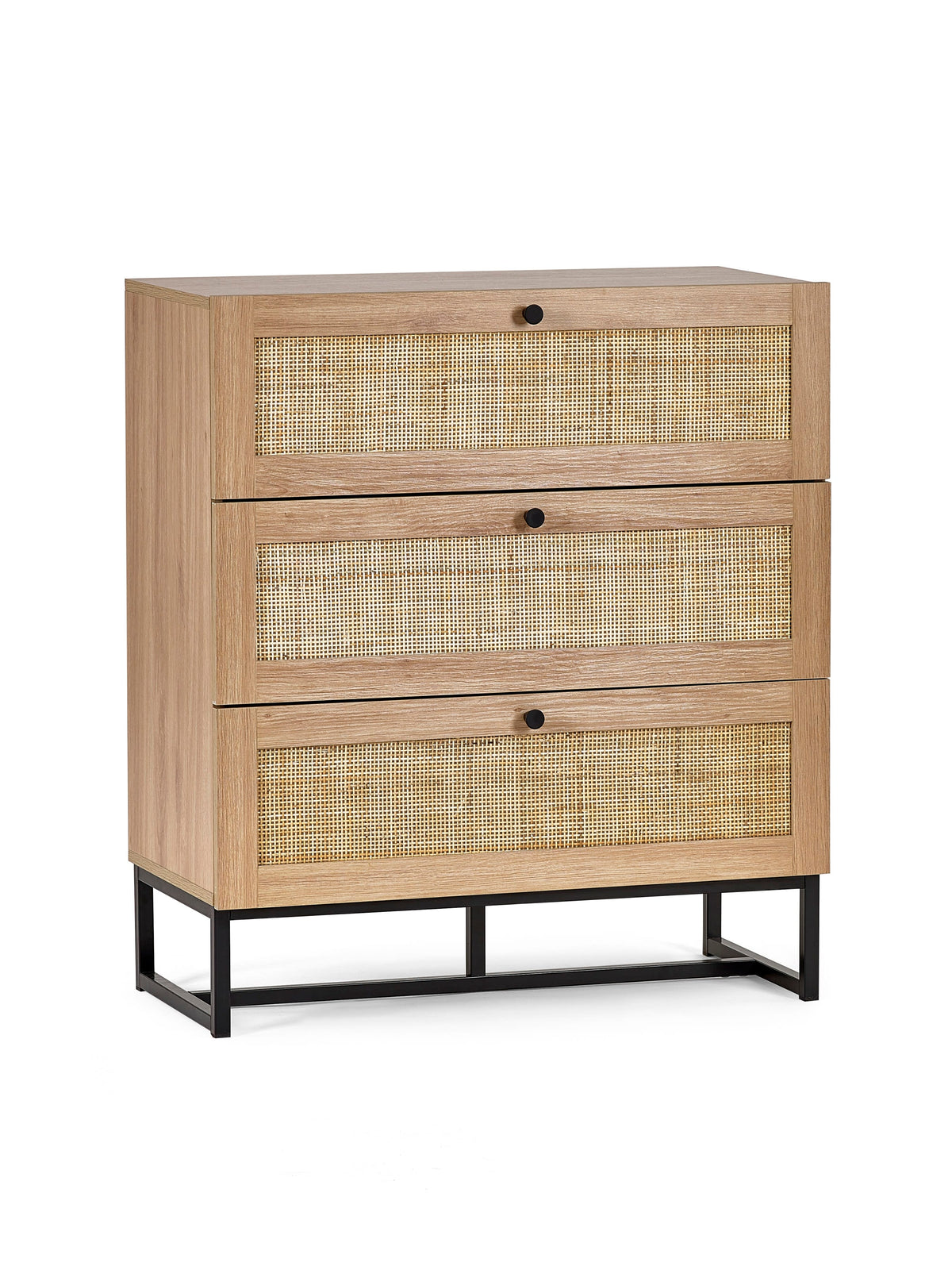 Padstow 3 Drawer Chest - Oak