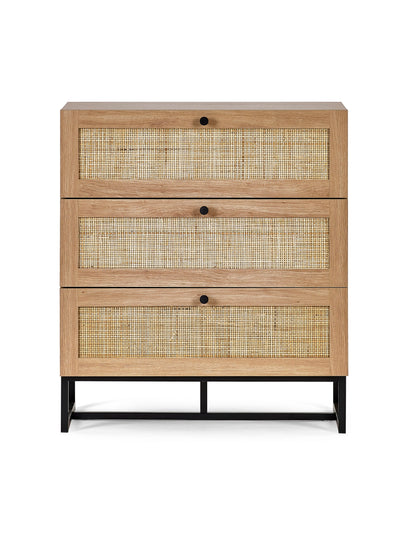 Padstow 3 Drawer Chest - Oak