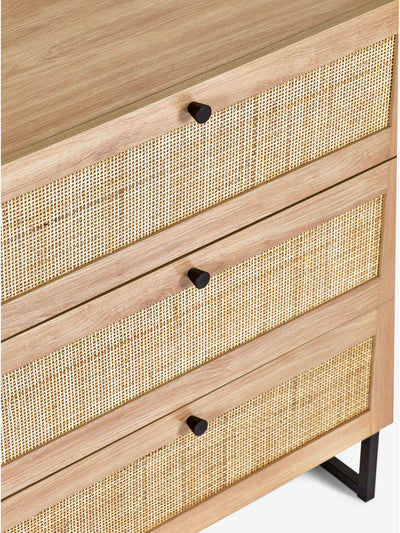 Padstow 3 Drawer Chest - Oak
