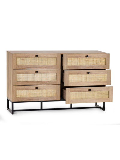 Padstow 6 Drawer Chest - Oak
