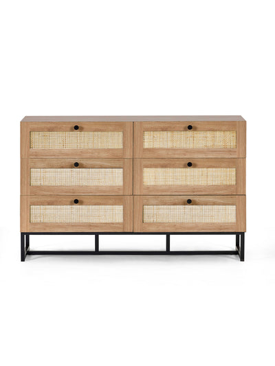 Padstow 6 Drawer Chest - Oak