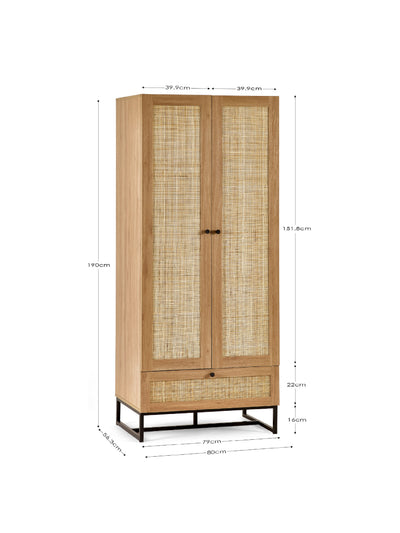 Padstow Wardrobe - Oak