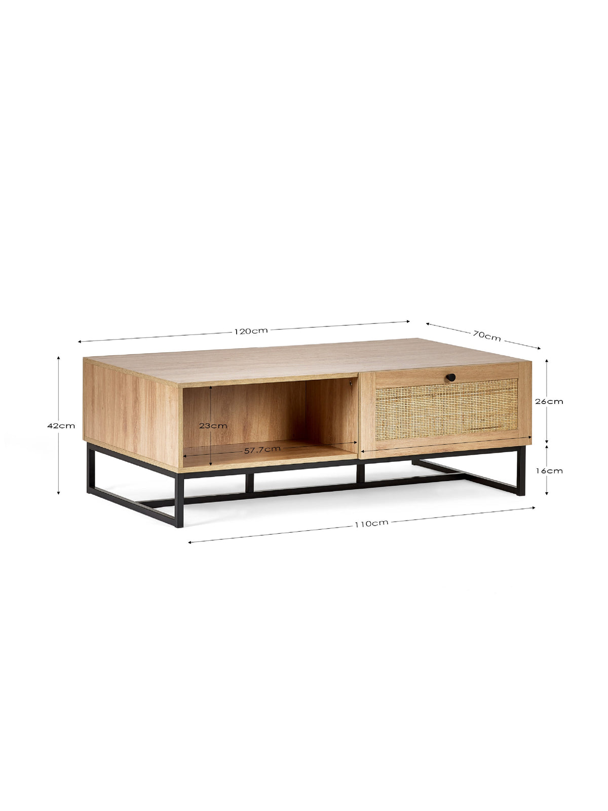 Padstow Coffee Table - Oak