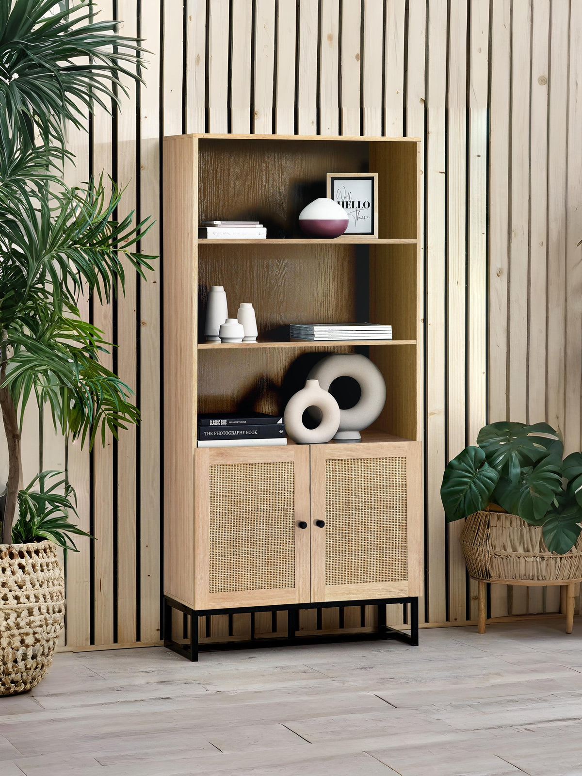 Padstow Tall Bookcase - Oak
