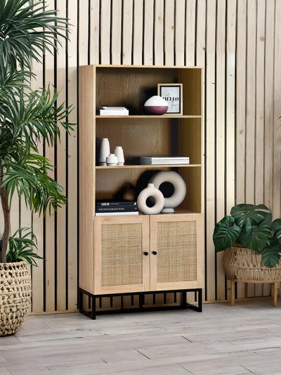Padstow Tall Bookcase - Oak