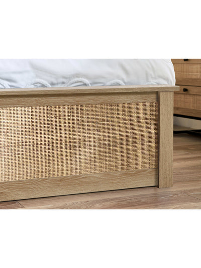 Padstow Ottoman Storage Bed - Oak