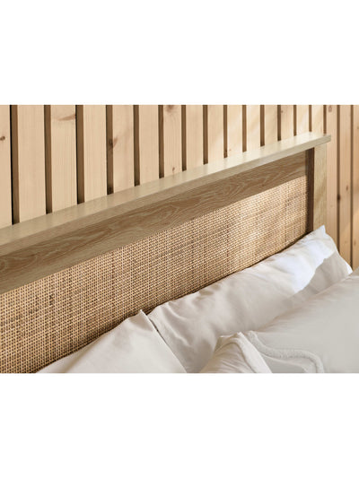 Padstow Ottoman Storage Bed - Oak