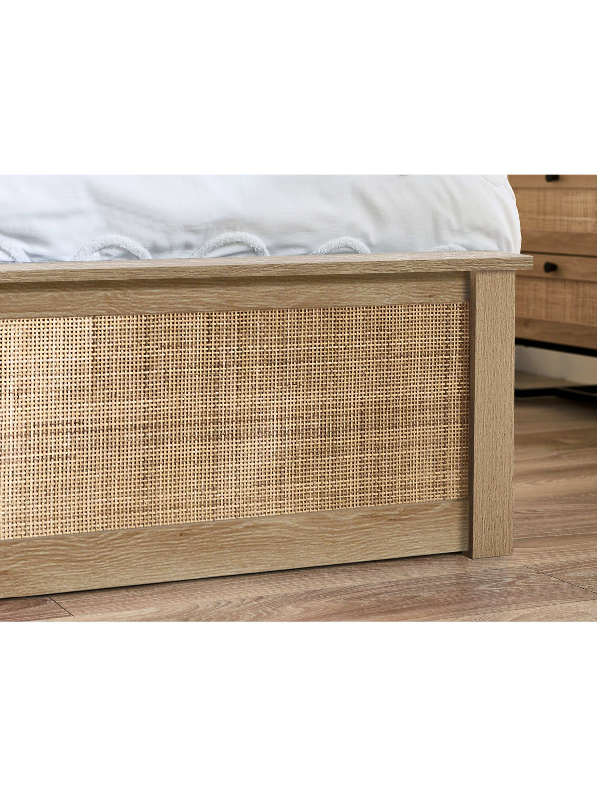 Padstow Ottoman Storage Bed - Oak