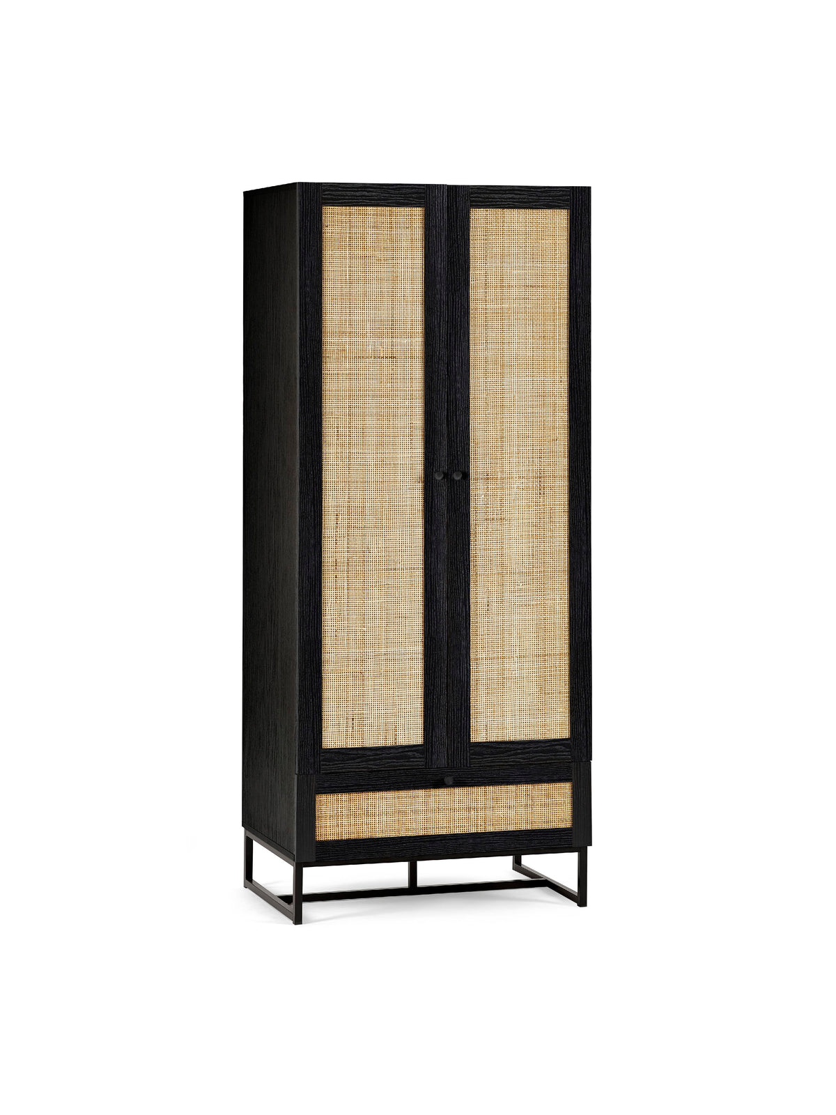 Padstow Wardrobe - Black