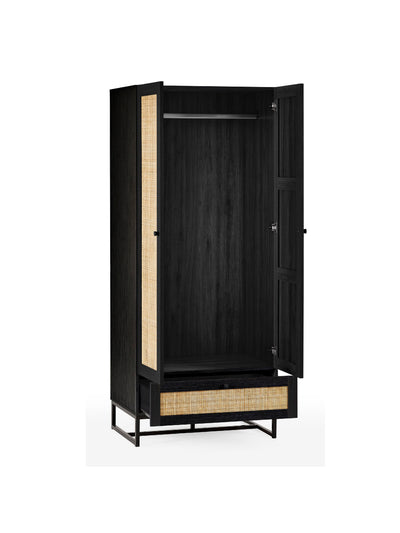 Padstow Wardrobe - Black