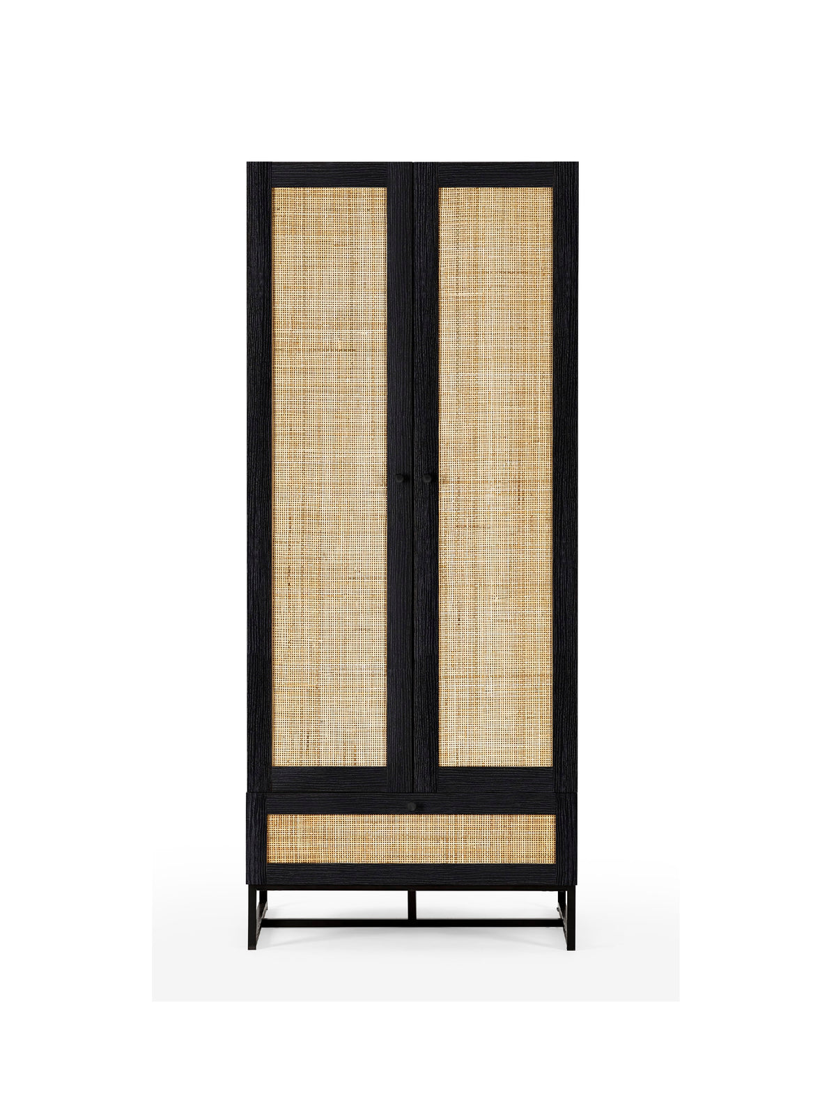 Padstow Wardrobe - Black