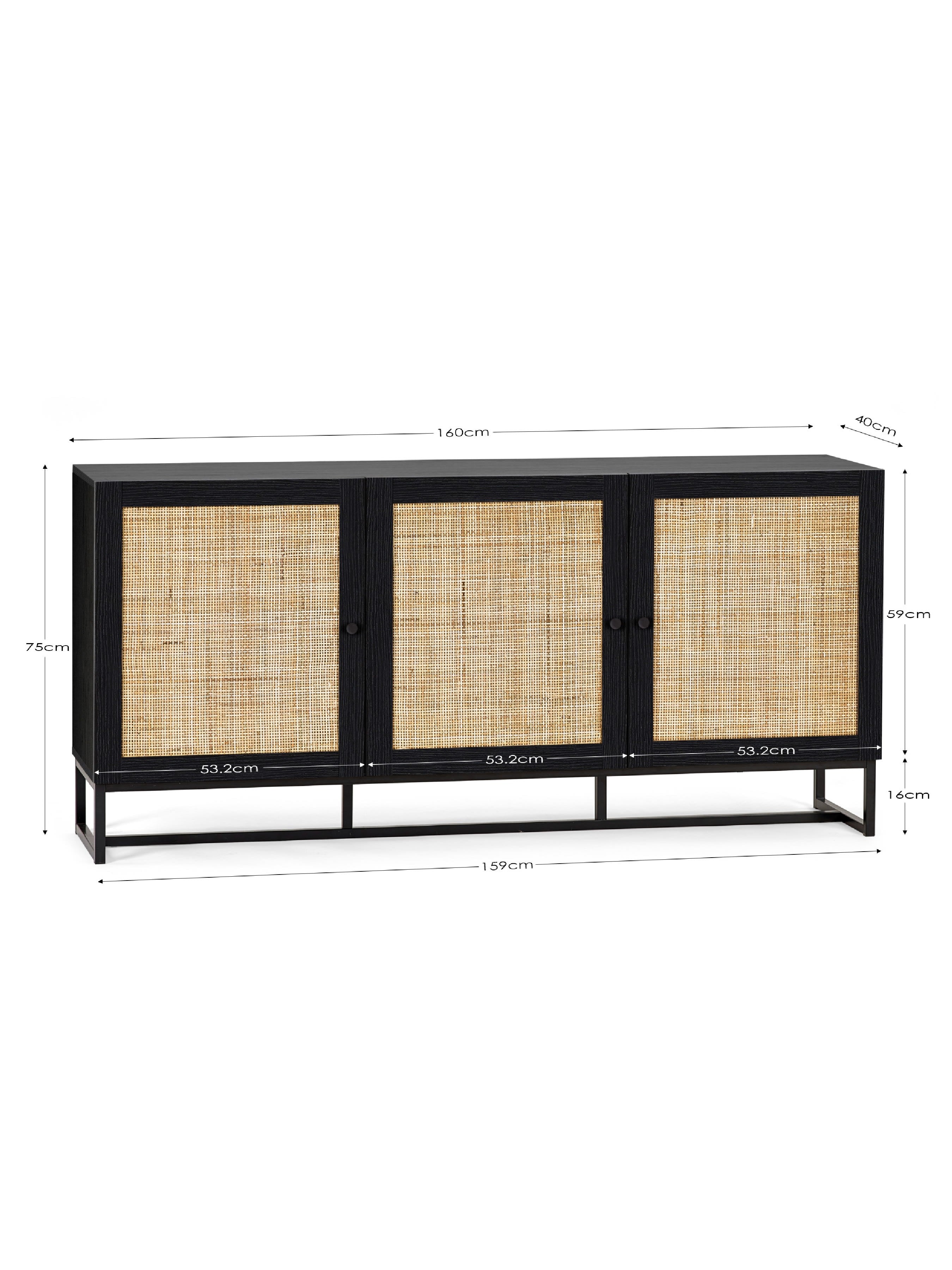 Padstow Sideboard – Black