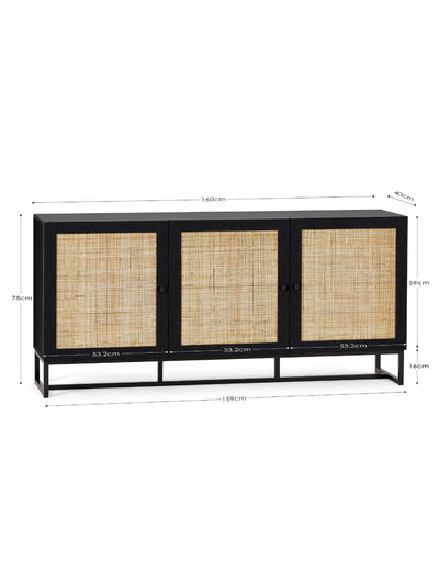 Padstow Sideboard – Black