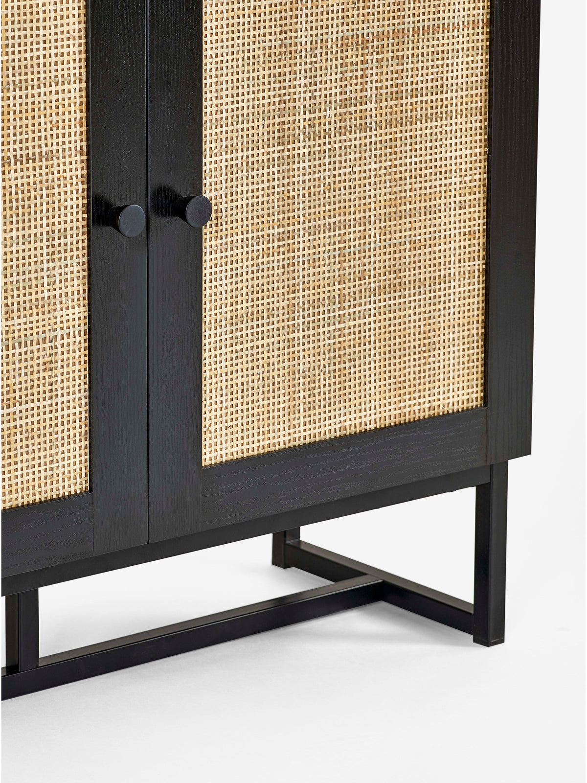 Padstow Tall Bookcase - Black