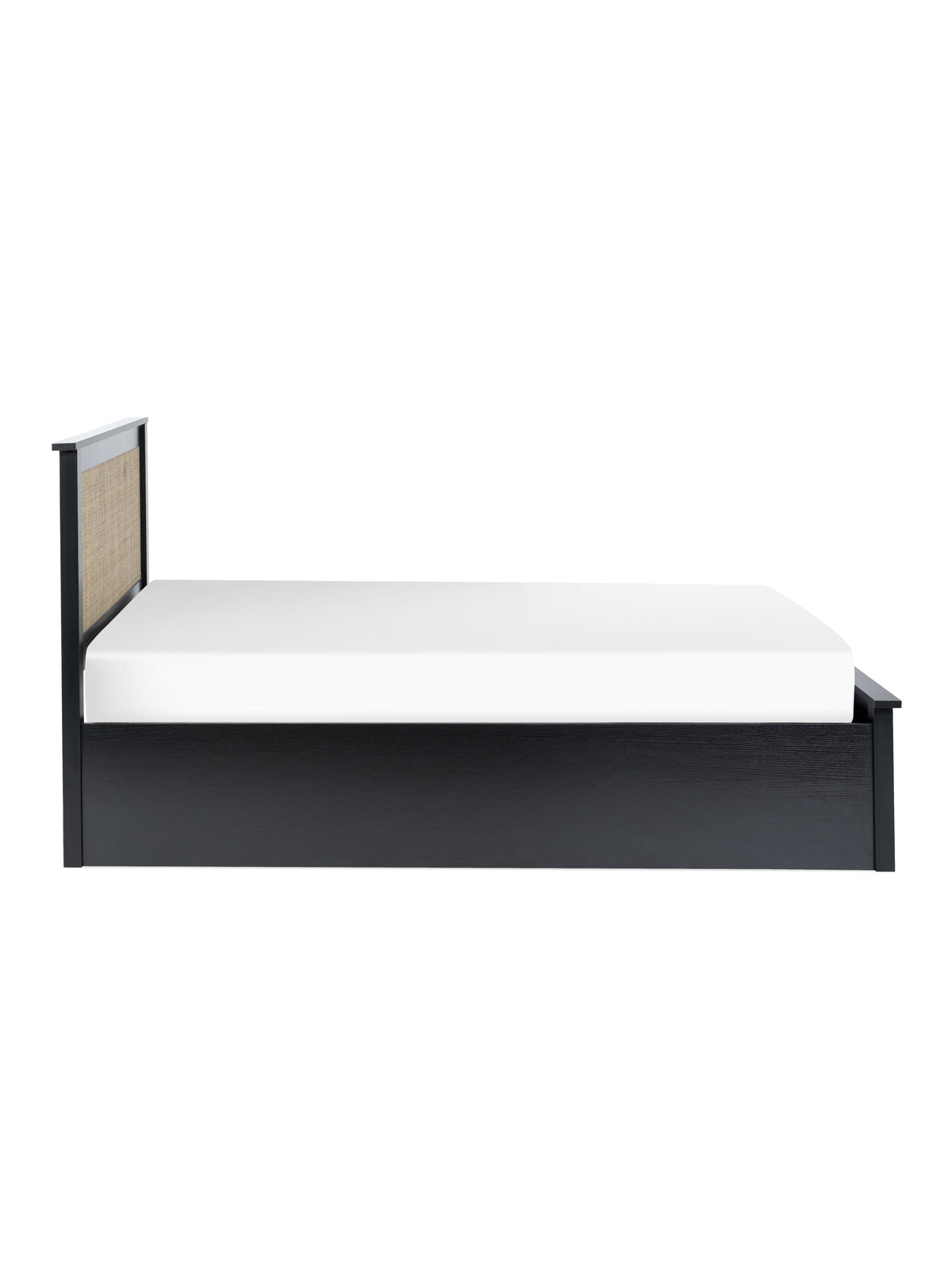 Padstow Ottoman Storage Bed - Black