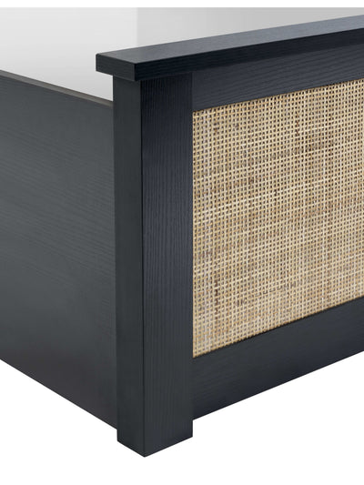 Padstow Ottoman Storage Bed - Black