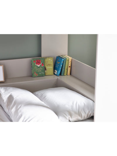 Parsec Bunk Bed Taupe & White