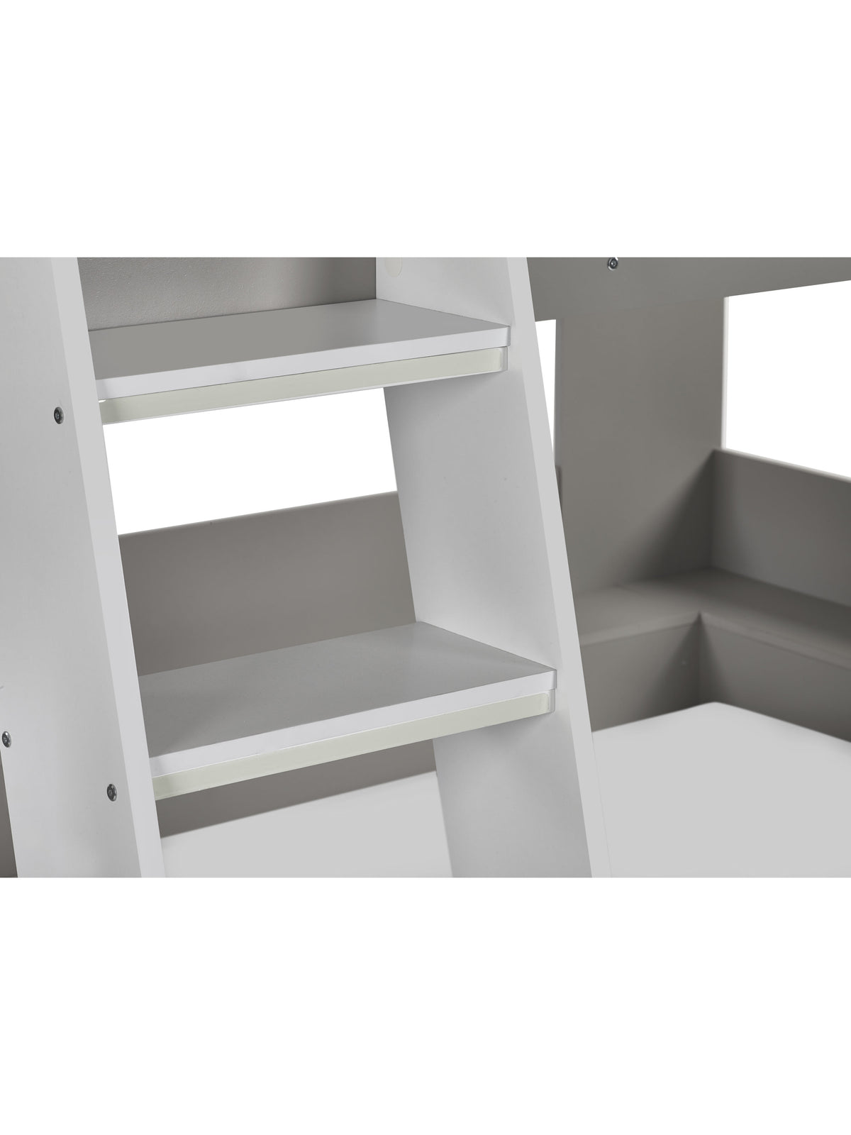 Parsec Bunk Bed Taupe & White
