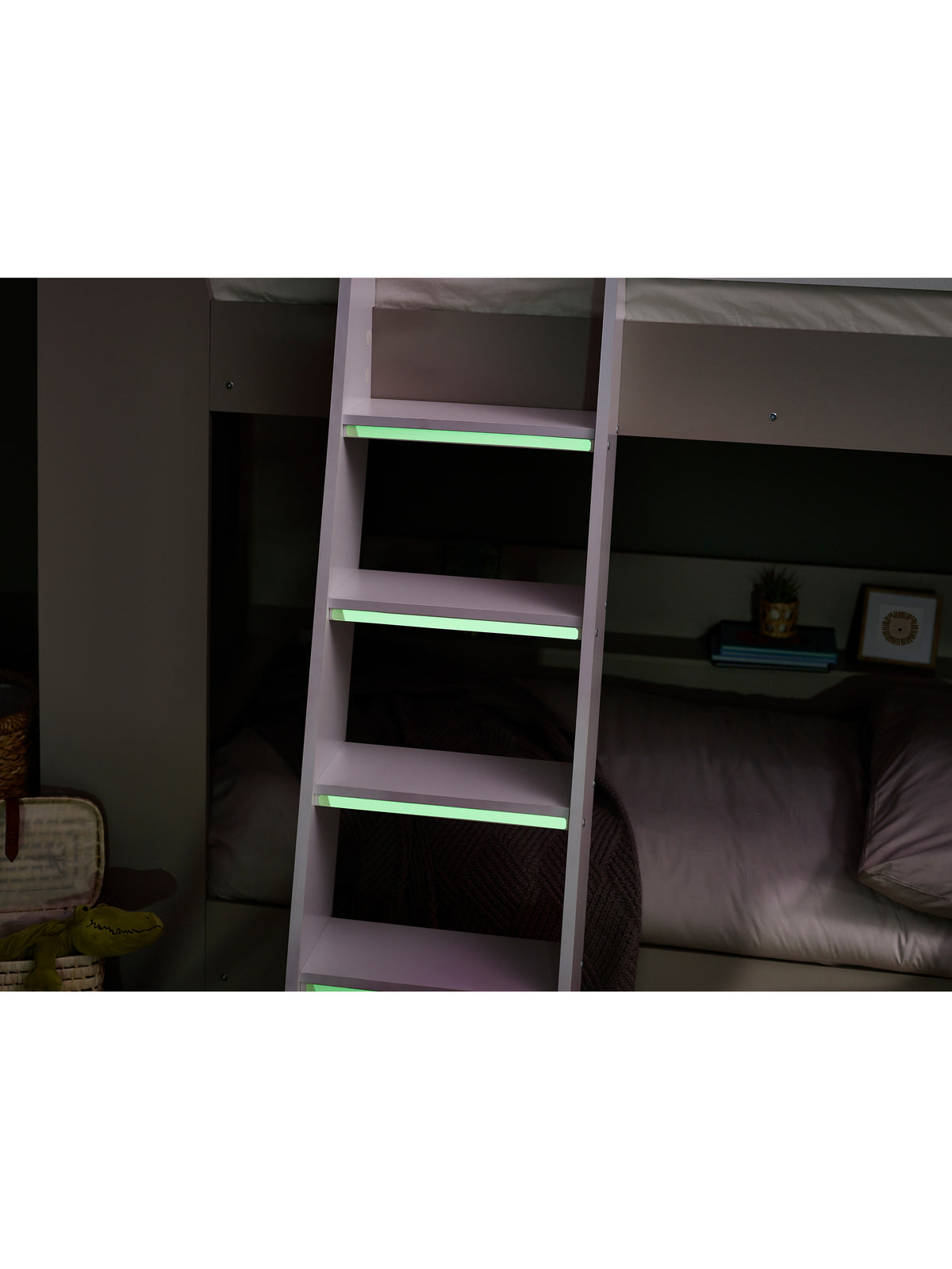 Parsec Bunk Bed Taupe & White