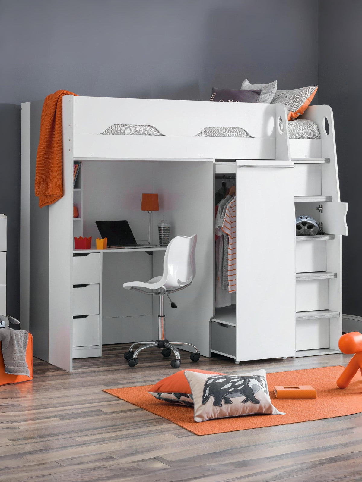 Pegasus Highsleeper - White