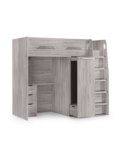 Pegasus Highsleeper Grey Oak