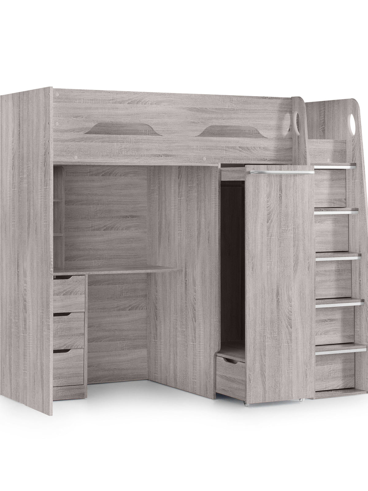 Pegasus Highsleeper Grey Oak